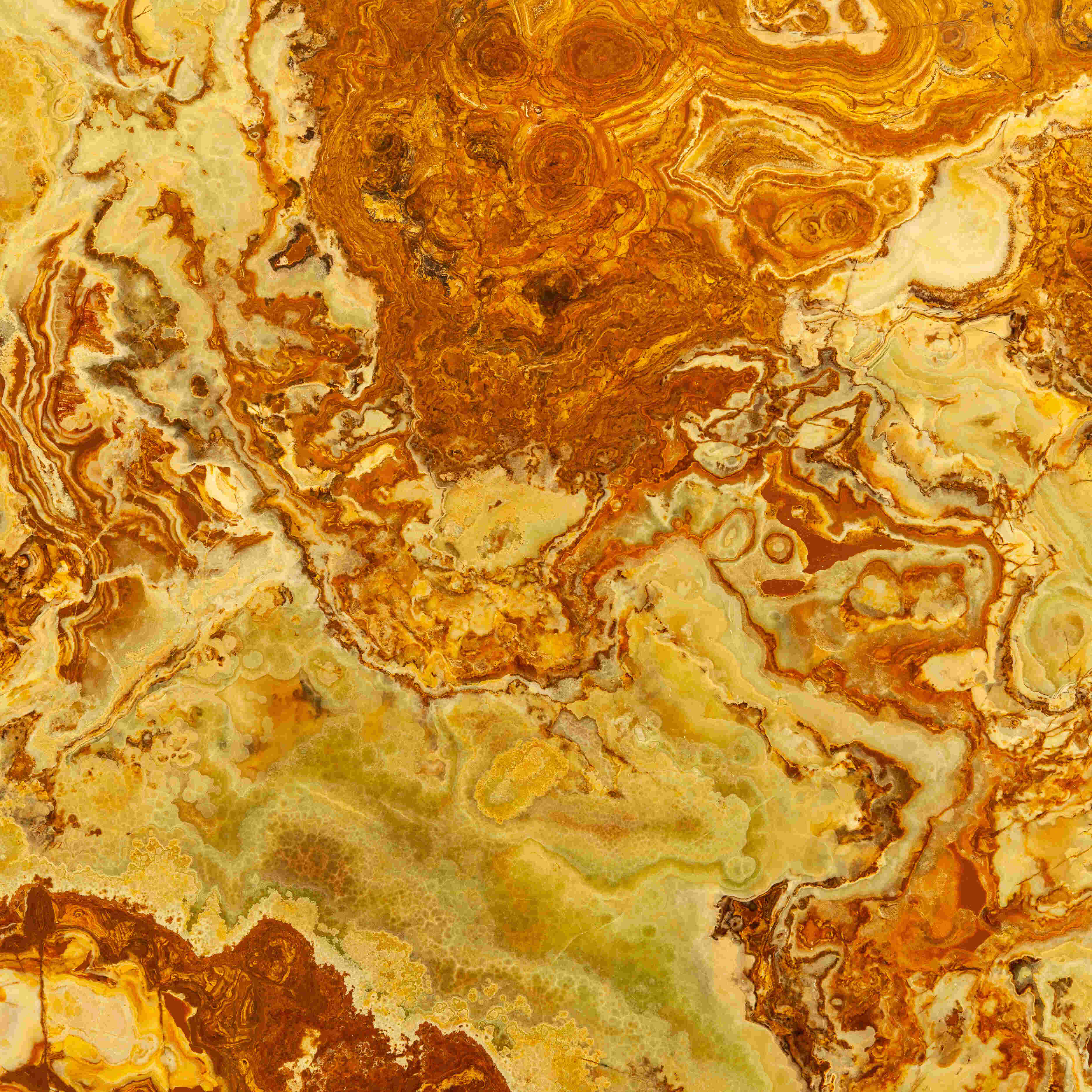 #54: Green Onyx: Undeformed Green Travertine Limestone, Terrestrial Sedimentary; Pakistan